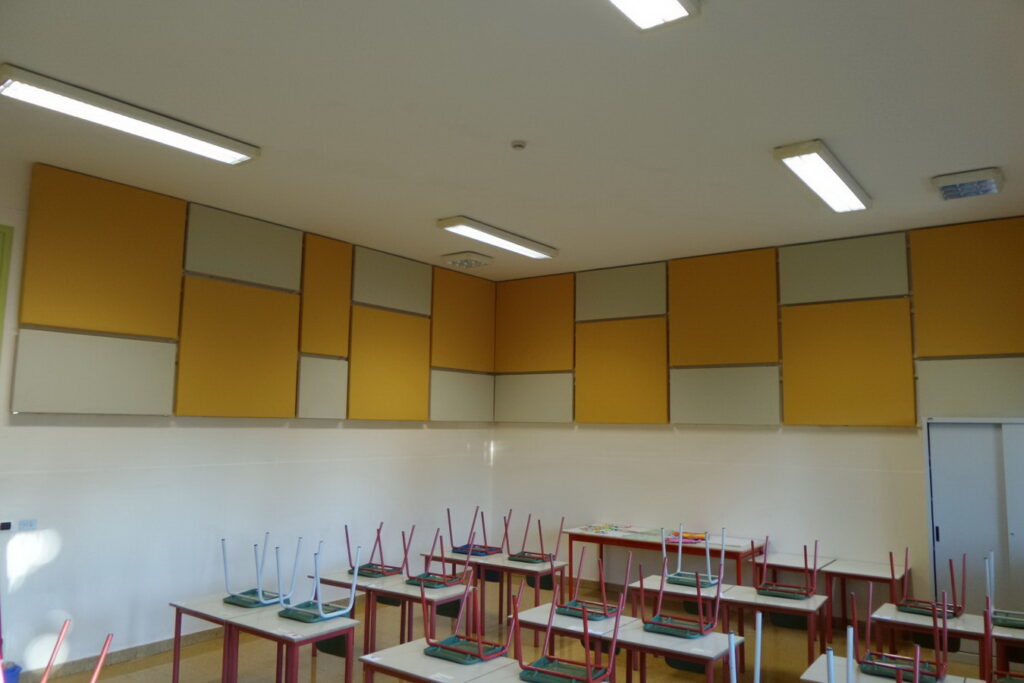 Acoustic-correction-school-classes-Udine