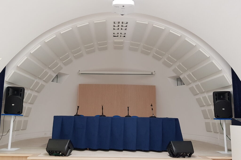 Acoustic-treatment-stage-area-auditorium